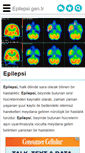 Mobile Screenshot of epilepsi.gen.tr