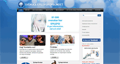 Desktop Screenshot of epilepsi.se