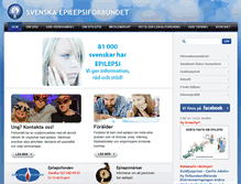 Tablet Screenshot of epilepsi.se